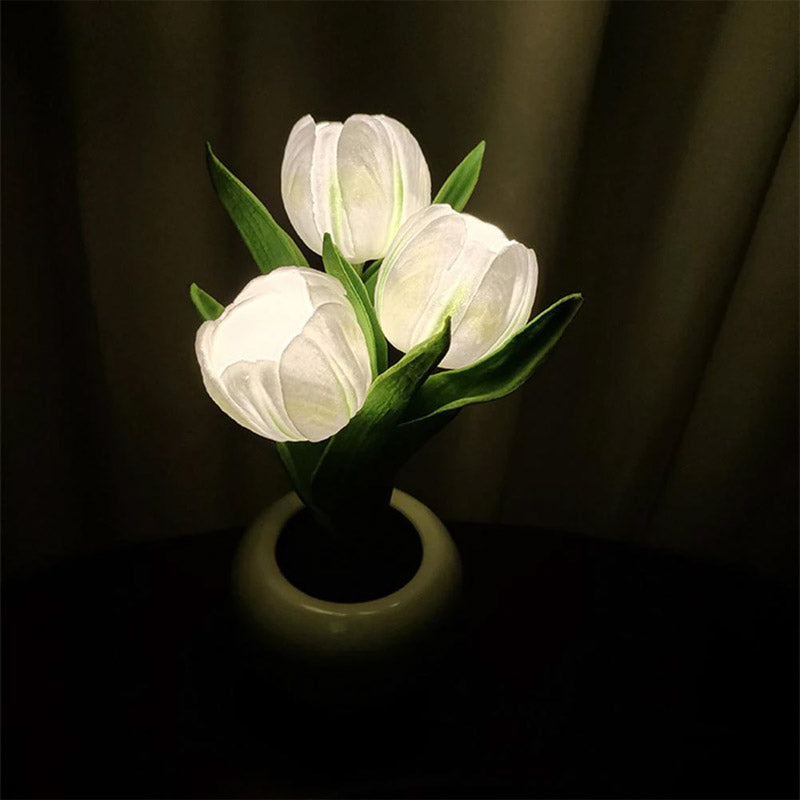 BlossomGlow LED Tulip Lamp