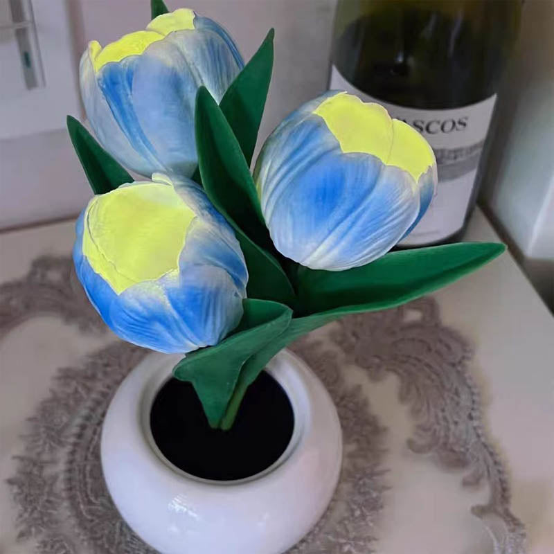 BlossomGlow LED Tulip Lamp