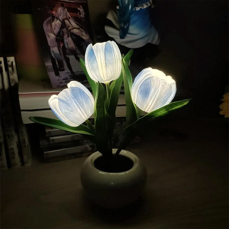 BlossomGlow LED Tulip Lamp